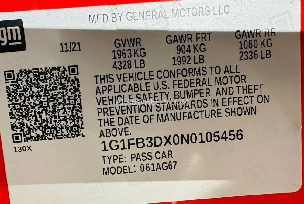 Chevrolet Camaro 2022 for Sale in Dubai Image-9