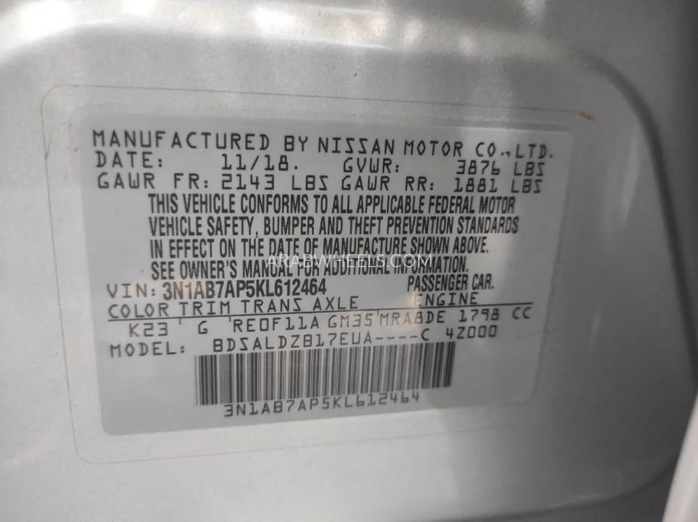 Nissan Sentra 2019 for Sale in Sharjah Image-8