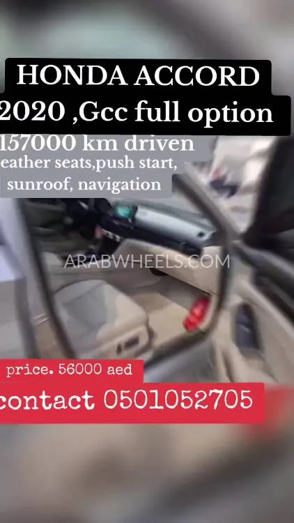 Honda Accord 2020 for Sale in Sharjah Image-8
