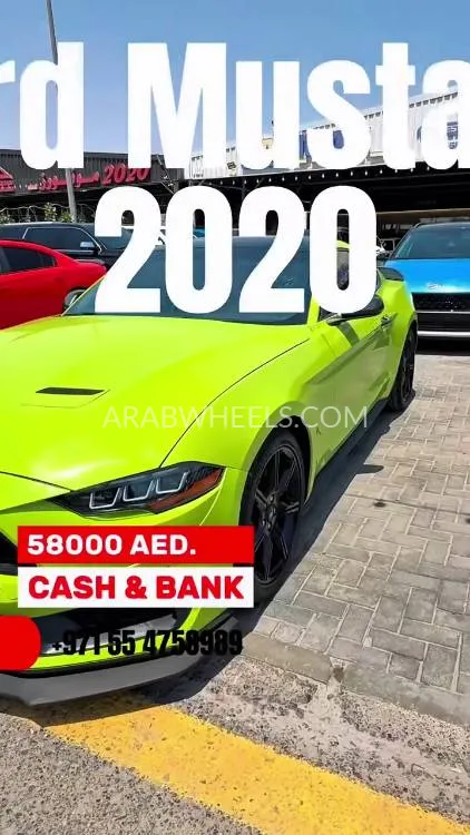 Ford Mustang 2020 for Sale in Ajman Image-2