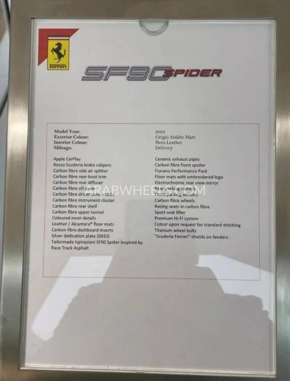فيراري SF90 سبايدر 2022 for Sale in دبي Image-22