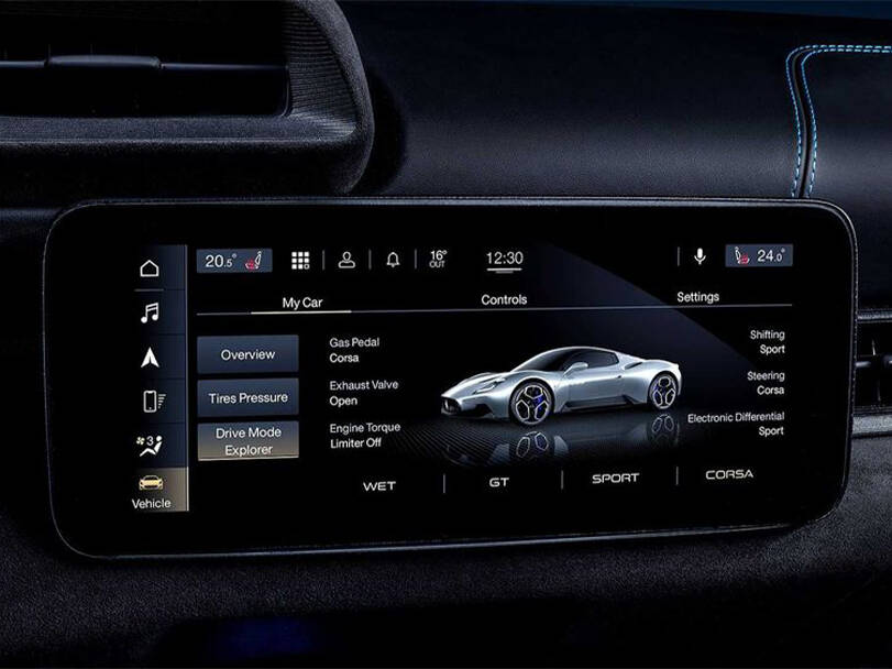 مازيراتي MC20 الداخلية 