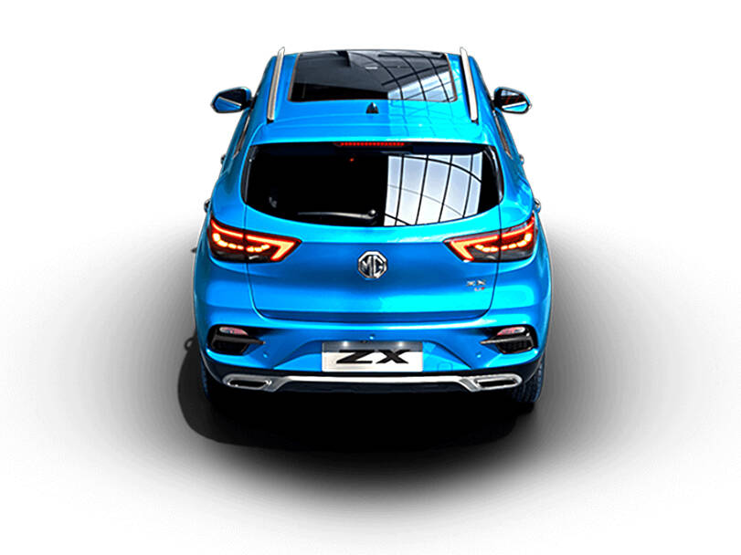 MG ZX Exterior Back View